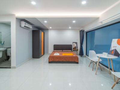 CĂN HỘ STUDIO VIEW KÍNH MẶT ĐƯỜNG FULL NỘI THẤT GẦN CHỢ TÂN BÌNH 