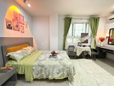 CĂN HỘ STUDIO FULL NỘI THẤT CỬA SỔ LỚN PHONG CÁCH CỔ ĐIỂN TẠI TÂN BÌNH 