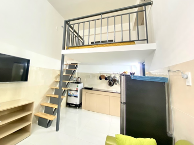 CĂN HỘ  DUPLEX FULL NỘI THẤT MÁY GIẶT RIÊNG TRẦN CAO TIỆN NGHI GẦN CẦU PHÚ MỸ 