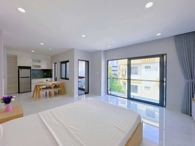 CĂN HỘ STUDIO 50M2 BAN CÔNG RỘNG CỰC CHILL TẠI CHU VĂN AN 